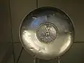 Silver plate with the figure of Mercury in the central roundel