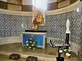 The Lady chapel in the church