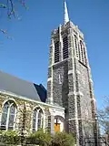 The spire in early spring