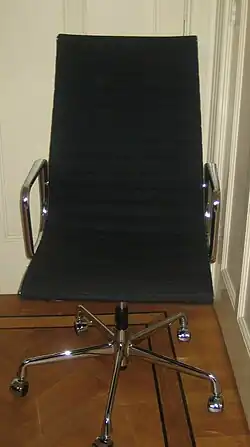 Charles Eames chair EA 119 Hopsak, first designed in 1958