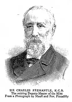 Sketch based on a photograph of a bearded man of middle age