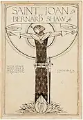 Cover design for Saint Joan