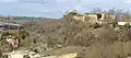 Preignan castle overlooking the Gers valley