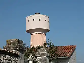 The water tower in La Rochénard