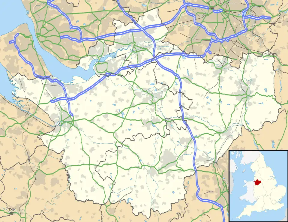 Chester Castle is located in Cheshire