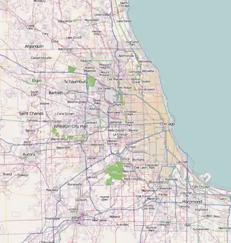 Unity Hall is located in Chicago metropolitan area