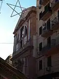 Facade of the church