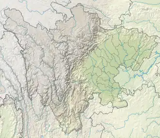 Dujiangyan is located in Sichuan