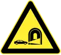 Turn on lights for driving through tunnel