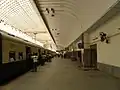 Passengers alighting at the station
