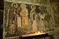 Saints on the western wall