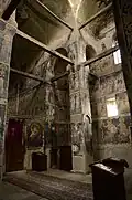 Southeastern corner of the church