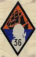 Insignia of CJF 36 (second model).
