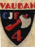Insignia of CJF 4 (orange).