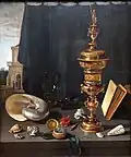 A Still-Life with a Tall Golden Geblet, 1624, Gemäldegalerie Alte Meister, Dresden.