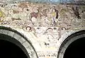 More of the sequence of medieval wall paintings in All saints church.