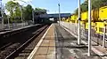Cleland on the Shotts Line electrification