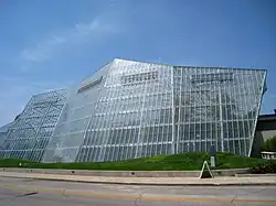 East facade.