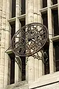 Church clock.