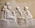 Marble relief by Clodion (1773)