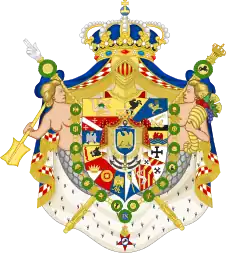 Coat of arms as King of Naples