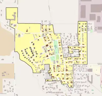 Boundary map.