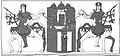 Illustration of the lid of the casket.