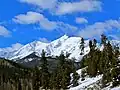 Peak One (centered) with Tenmile Peak to left