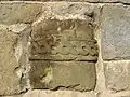 9th or 10th century column with ropework decoration