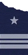 Chilean Air Force squadron commandant rank insignia (sleeve)