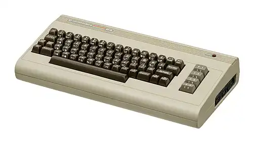 Image 19 Commodore 64 Photo: Evan Amos The Commodore 64 is an 8-bit home computer introduced in 1982 by Commodore International. Its low retail price and easy availability led to the system becoming the market leader for three years. It remains the best-selling single personal computer model of all time. More selected pictures