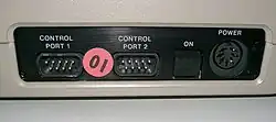 Rear of a C64