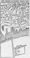 Congress Street Grounds plan, 1889