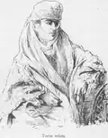 Veiled Turkish woman