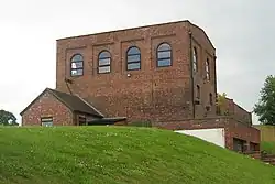 Image of the winding engine house at Pensford Colliery