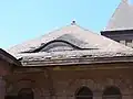 Detail of the signature eyebrow window