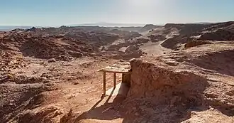 Valle de la Luna, Salt mountain range.