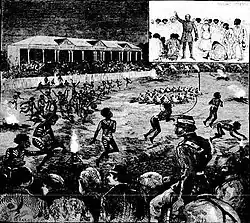 Aboriginal corroboree (1885)