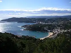 Panoramic view of Llafranc