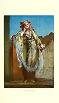 Portrait of an Egyptian dancer