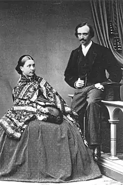 Countess Hélène Mannerheim with her husband Count Carl Robert Mannerheim