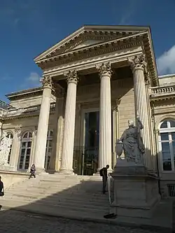 The portico of the ceremonial entrance of the palace