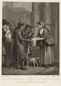 "A New Love Song only ha'penny a piece," from Cries of London by Anthony Cardon, 1796