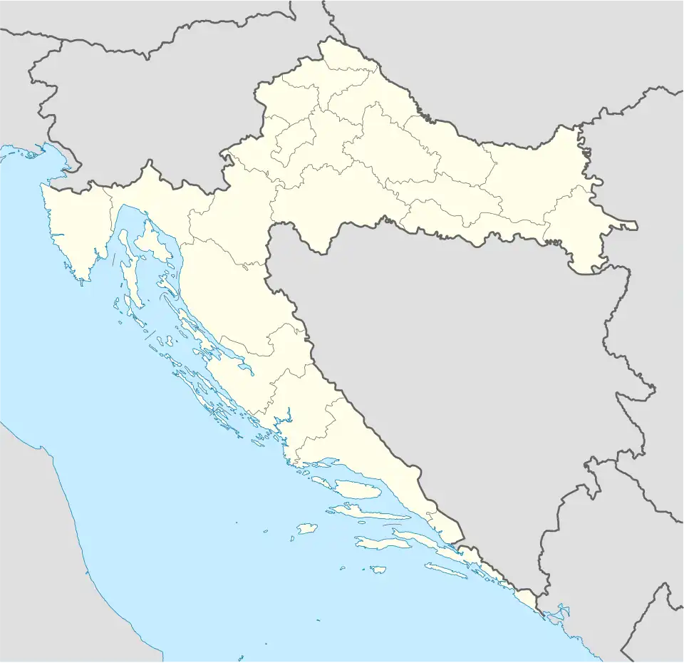 Tenja killings is located in Croatia