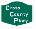 Cross County Parkway marker