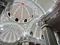 View of the vaulted ceiling