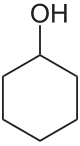 Skeletal formula of cyclohexanol