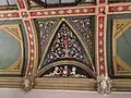 Detail of the ceiling of the Chambert-Péan room in the Hugo Building.