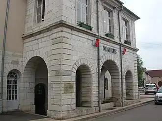 The town hall in Dampierre-sur-Salon