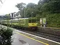 An 8100 Class DART unit arriving at Portmarnock
